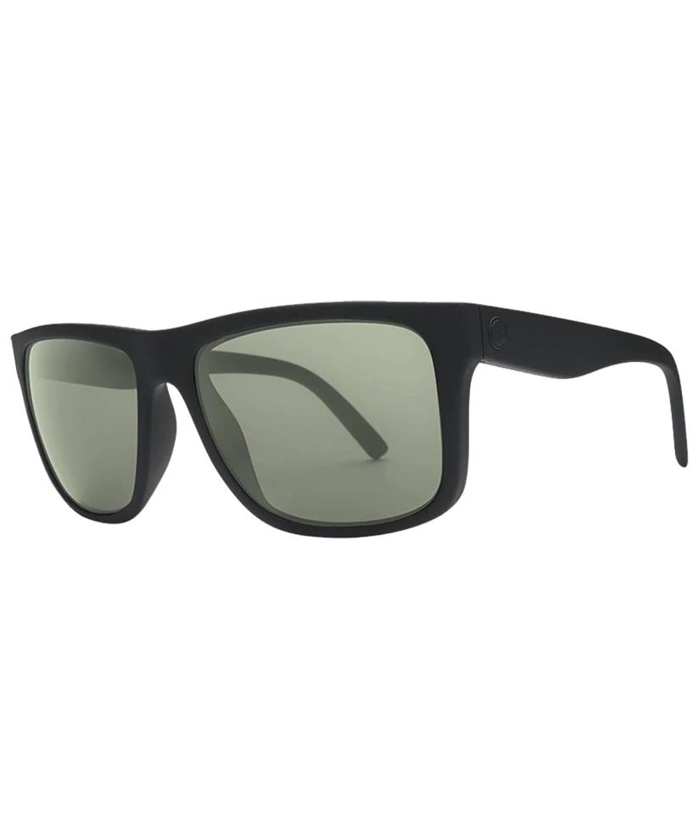 View Mens Electric Swingarm XL Scratch Resistant 100 UV Sunglasses Matt Black Grey One size information