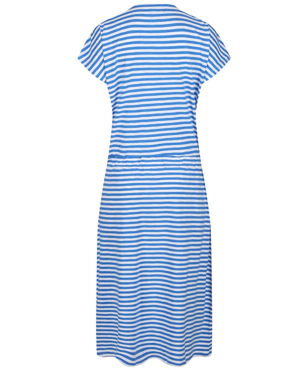 Joules blue and white striped sale dress