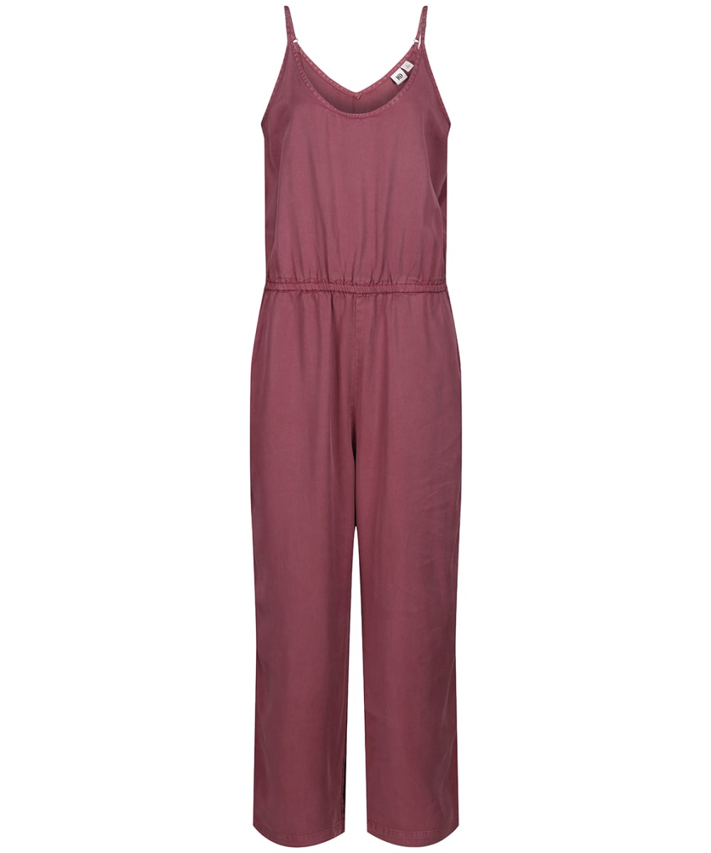 View Womens Tentree Breeze Wide Leg Jumpsuit Crushed Berry UK 14 information