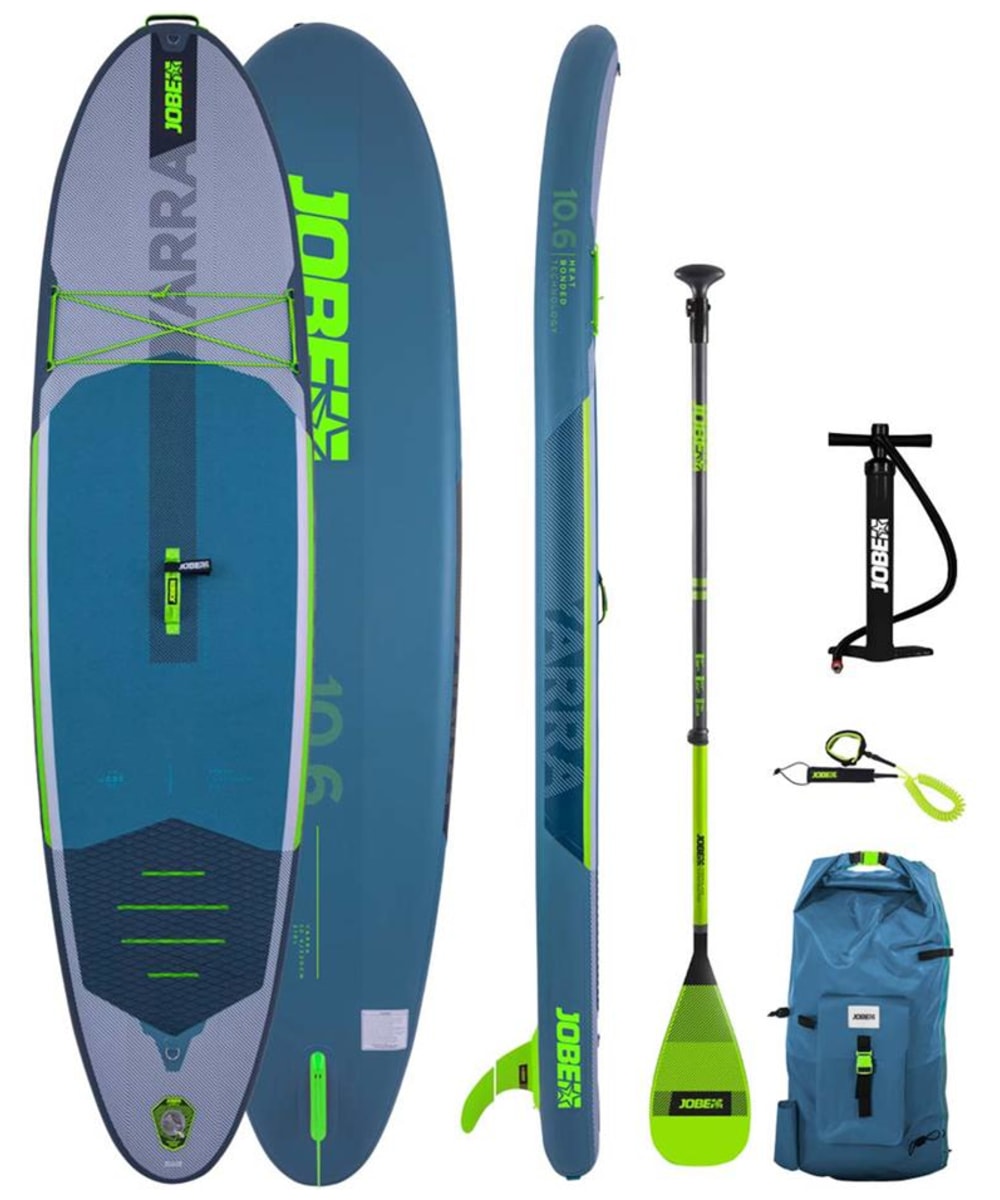 View Jobe Aero Inflatable Yarra SUP Board 106 Package Steel Blue One size information