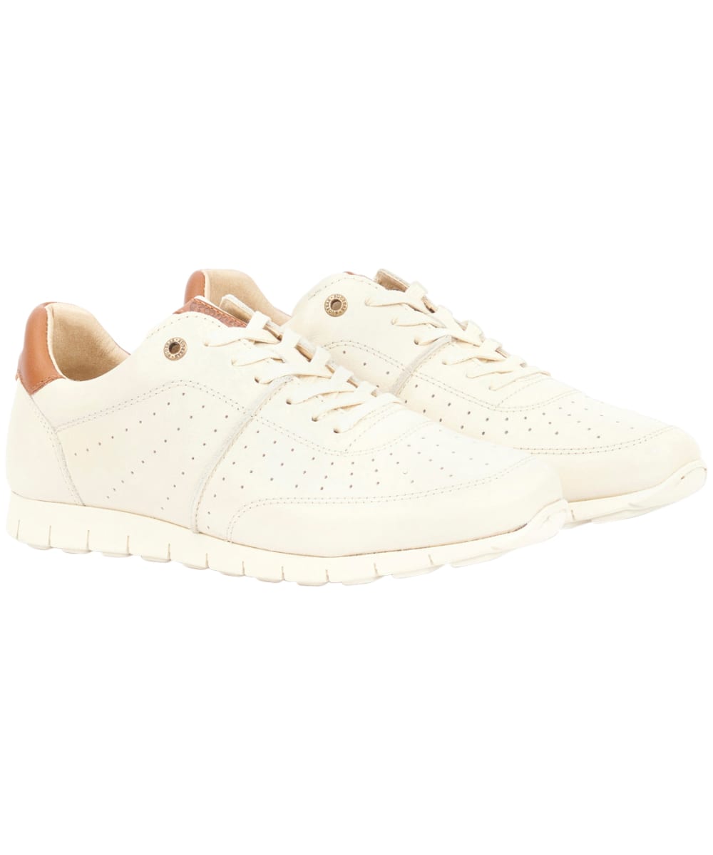 View Womens Barbour Asha Trainers Off White UK 5 information