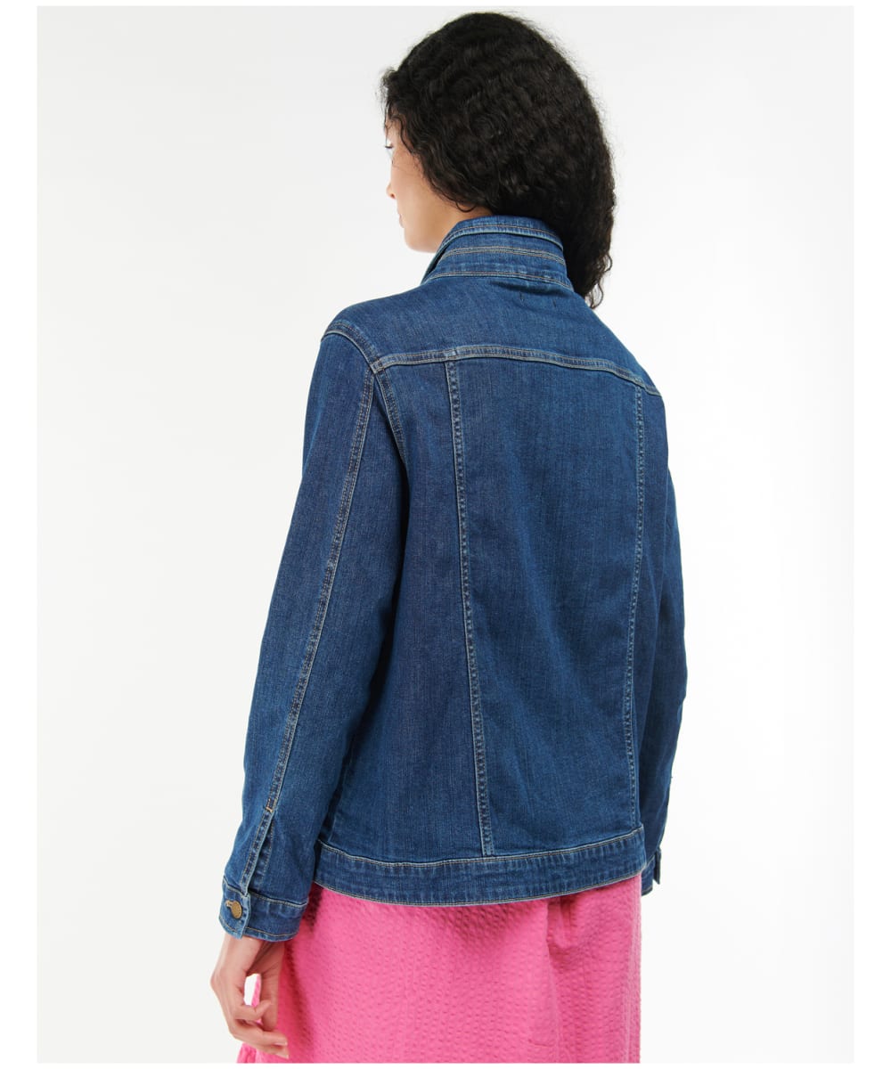 Barbour denim jacket store