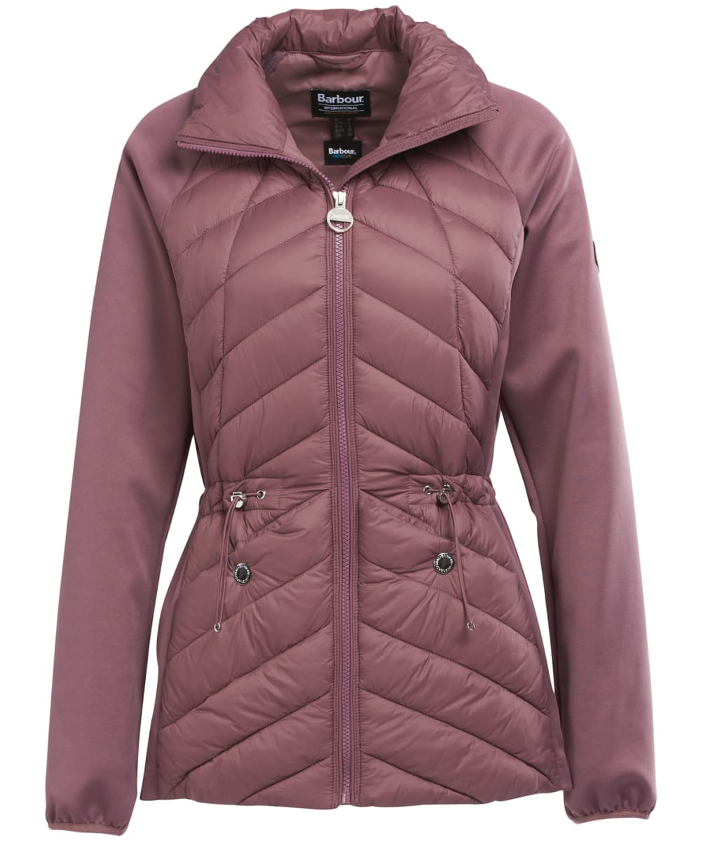 View Womens Barbour International Zagato Quilted Sweat Fondant UK 12 information