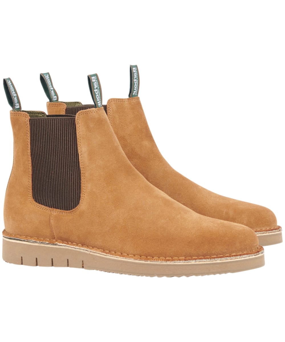 View Mens Barbour Gable Chelsea Boots Timber Tan UK 7 information