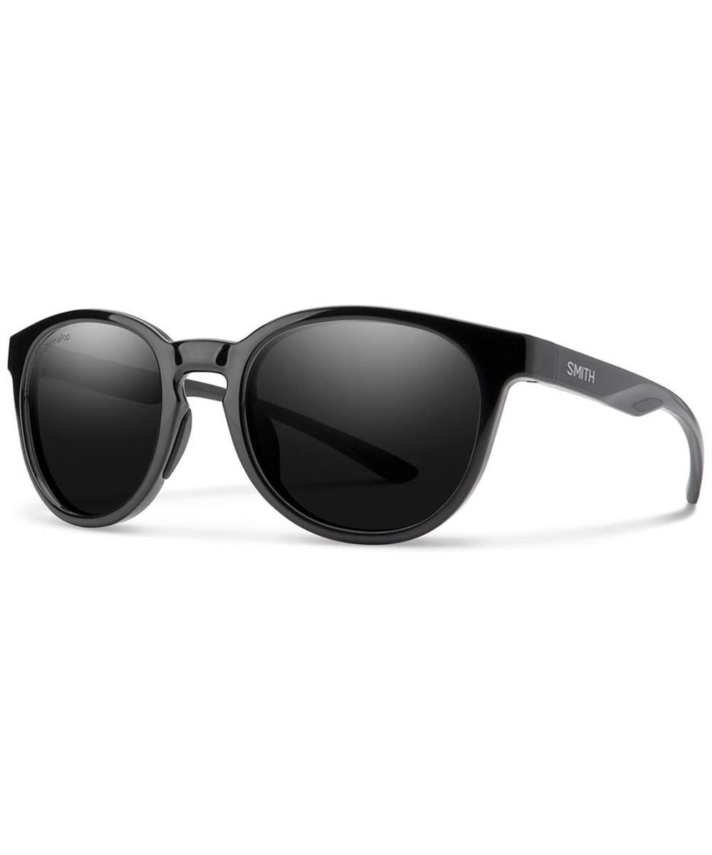 View Smith Eastbank Round Sunglasses ChromaPop Polarized Black Black One size information