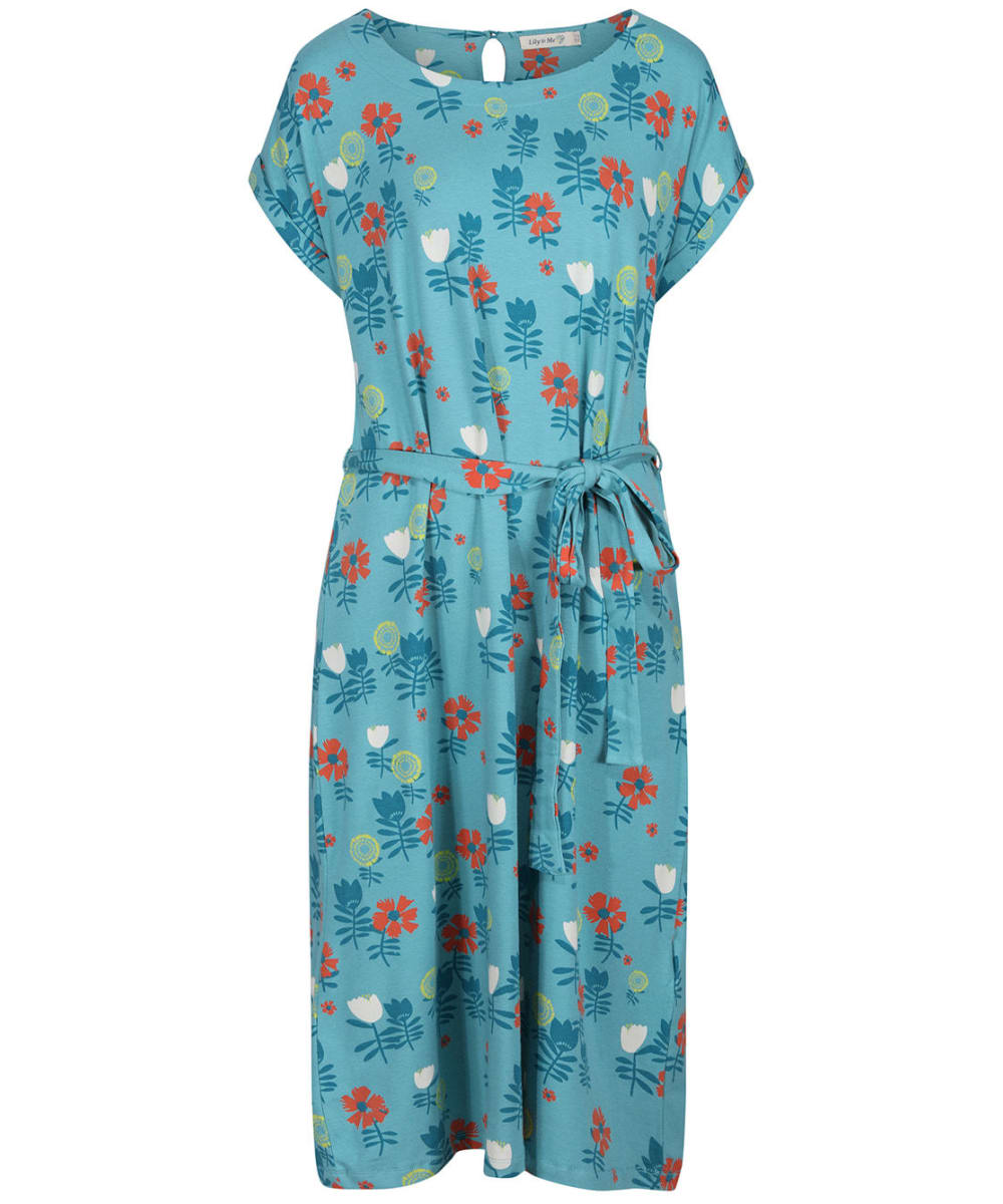 View Womens Lily Me Seren Dress Soft Teal UK 8 information
