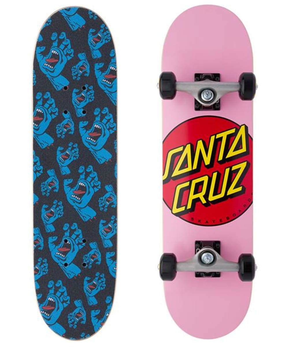 View Santa Cruz Classic Dot Micro Complete Skateboard Pink 75 information