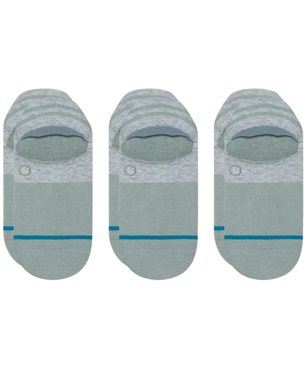 View Stance Gamut 2 No Show Socks 3 Pack Grey Heather M 5575 UK information