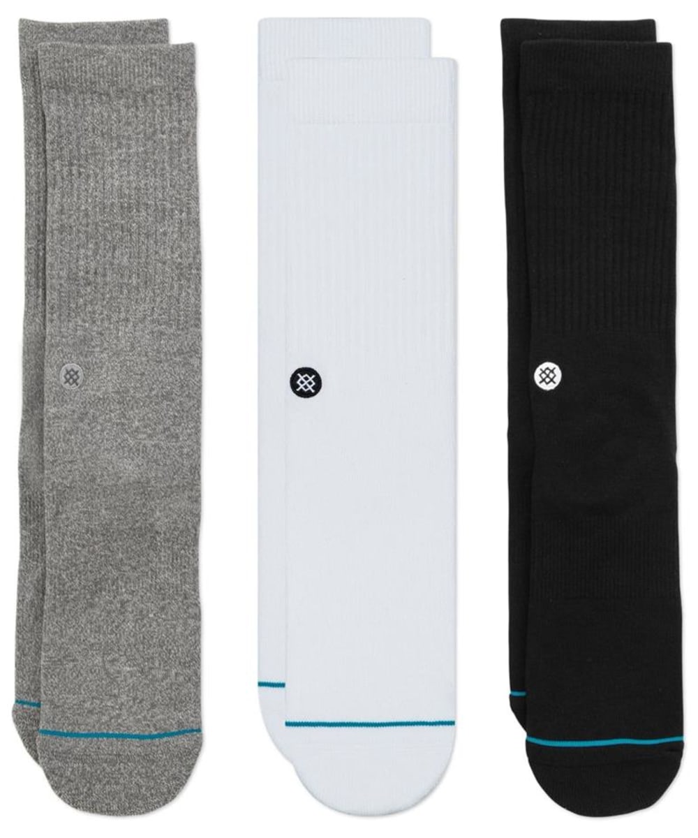 View Stance Icon Crew Socks 3 Pack Multi L 8115 UK information