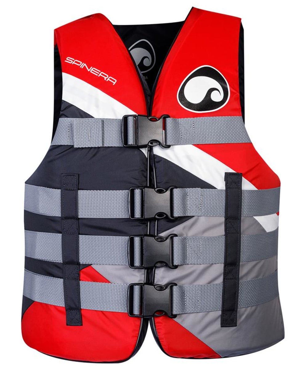View Spinera Allround Dual Size Nylon Buoyancy Aid Life Vest 50N Red Grey LXL information