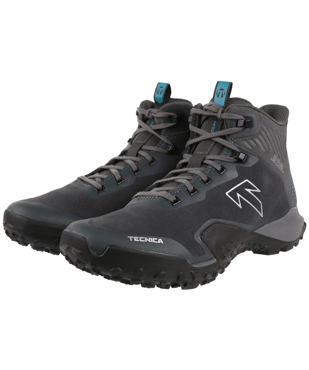 View Womens Tecnica Lightweight Magma Mid GTX Hike Boots Shadow Piedra Rich Laguna UK 7 information