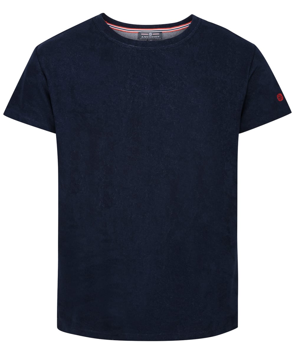 View Mens Amundsen Odd Terry Cotton Tee Faded Navy L information