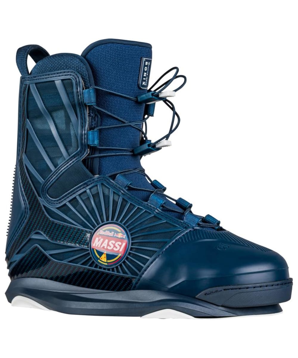 View Mens Ronix RXT Intuition Red Bull Massi Edition Wakeboard Boots Blue UK 8 information