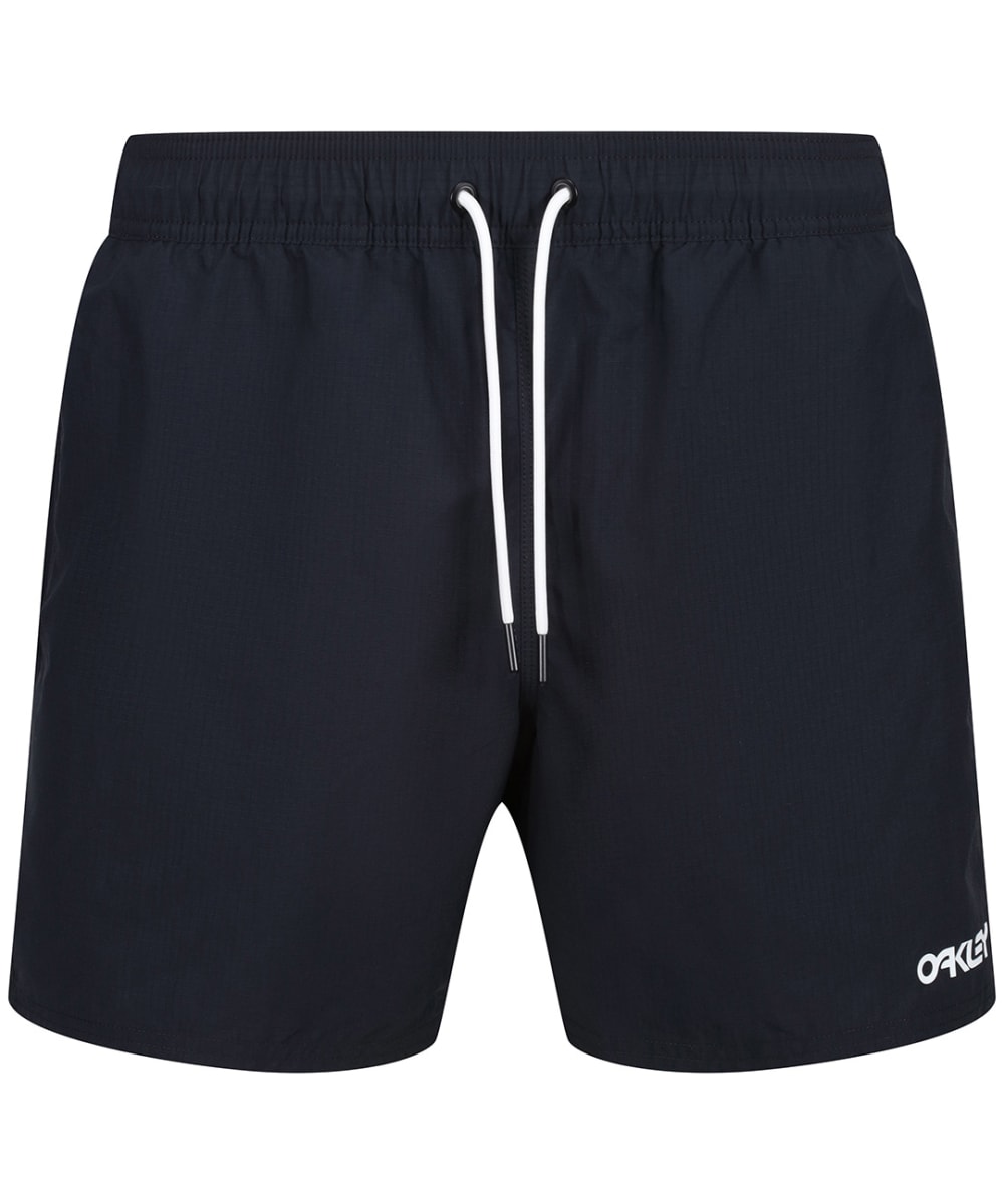 View Mens Oakley All Day 16 Adjustable Beach Swim Shorts Blackout M information