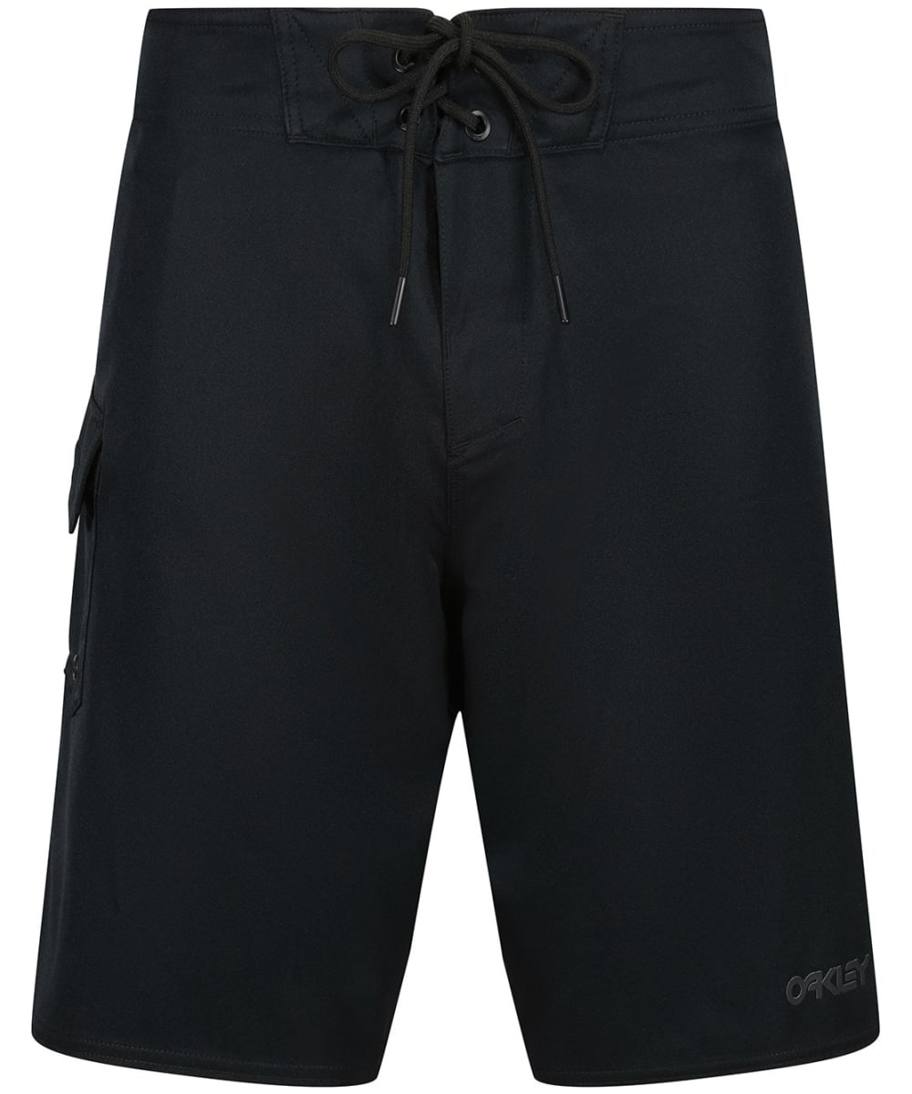 View Mens Oakley Kana 21 20 Recycled Lightweight Board Shorts Blackout 36 information