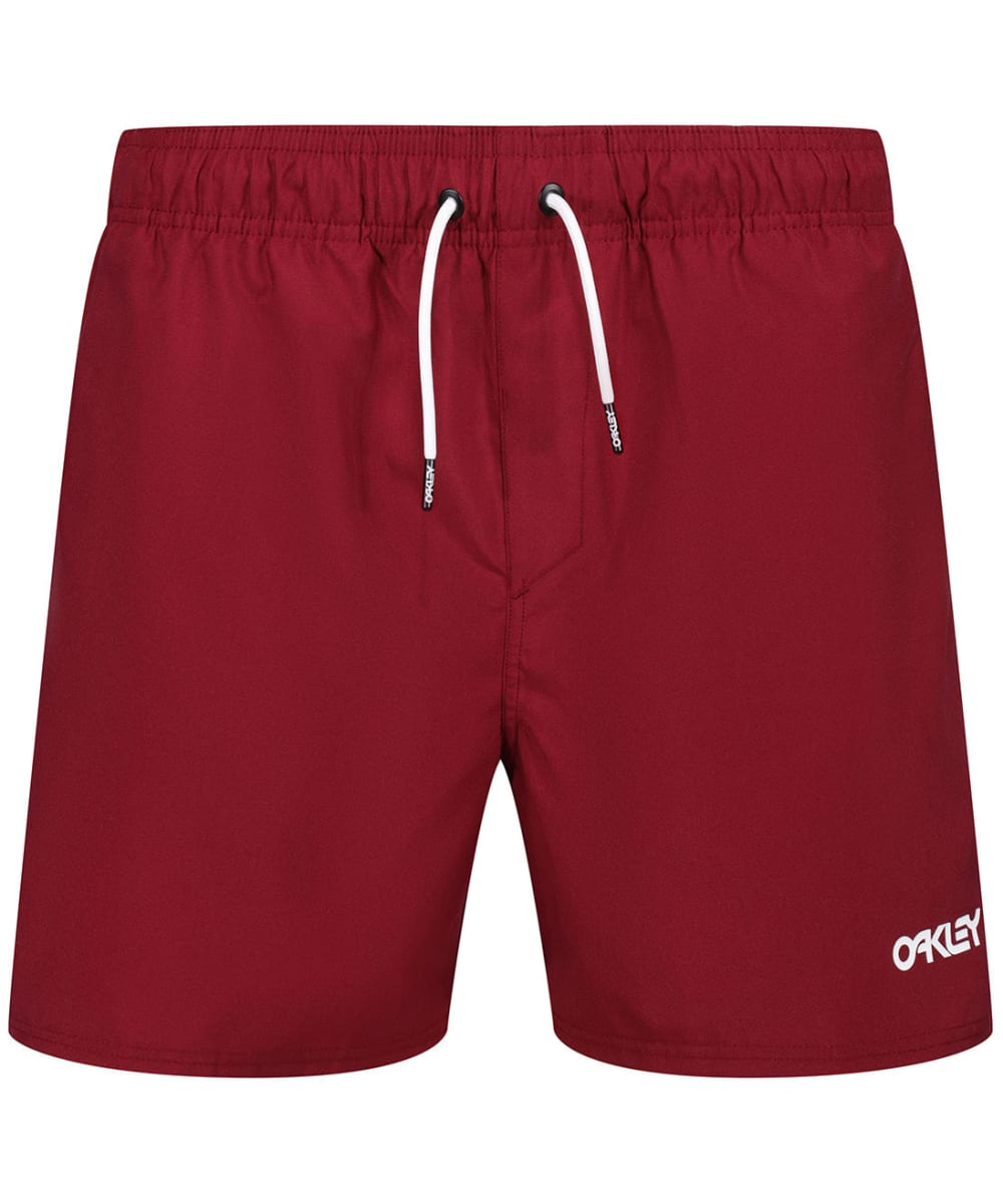 View Mens Oakley Beach Volley 16 Swim Shorts Iron Red L information