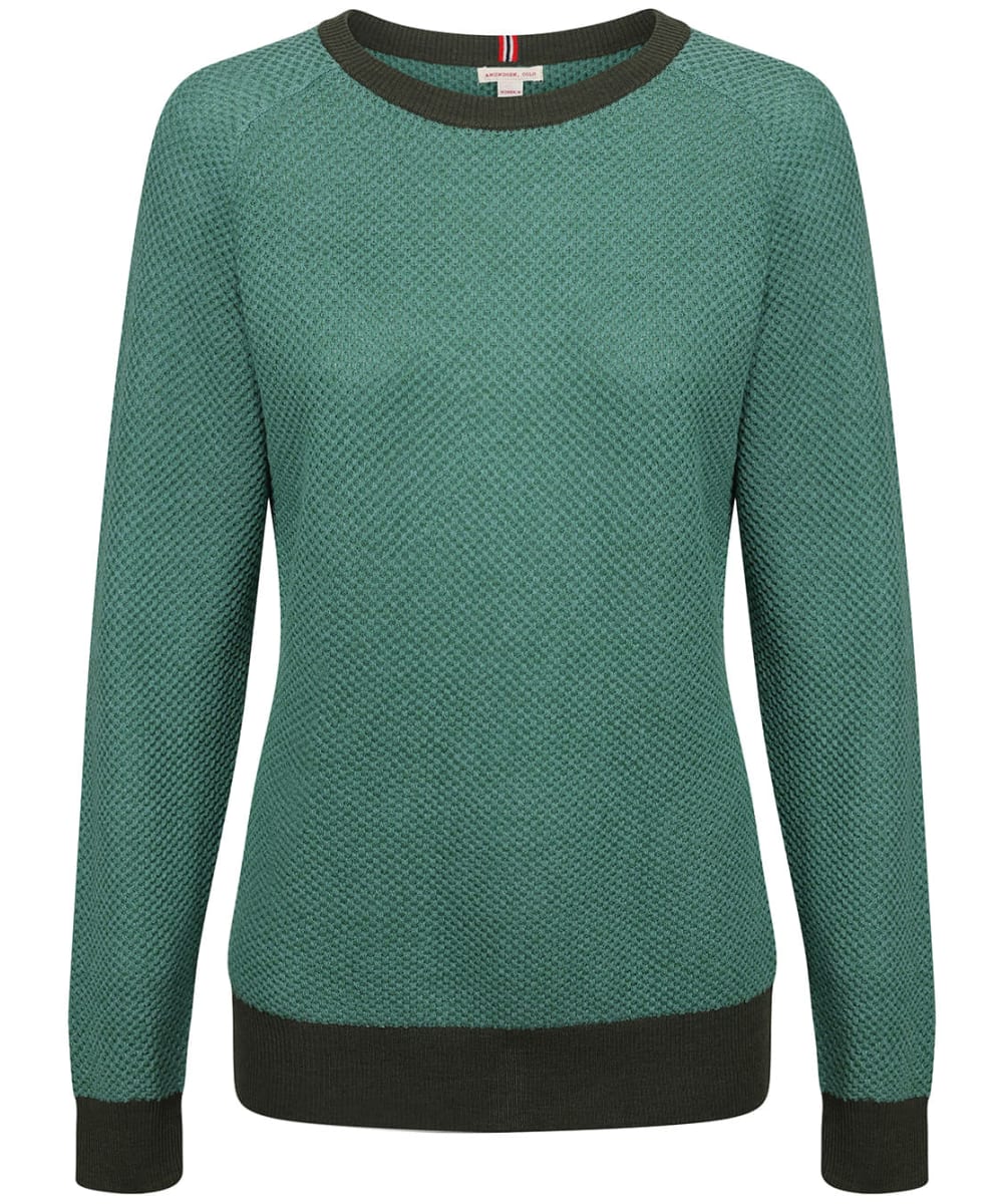 View Womens Amundsen Drifter Merino Wool Mix Sweater Pale Green M information