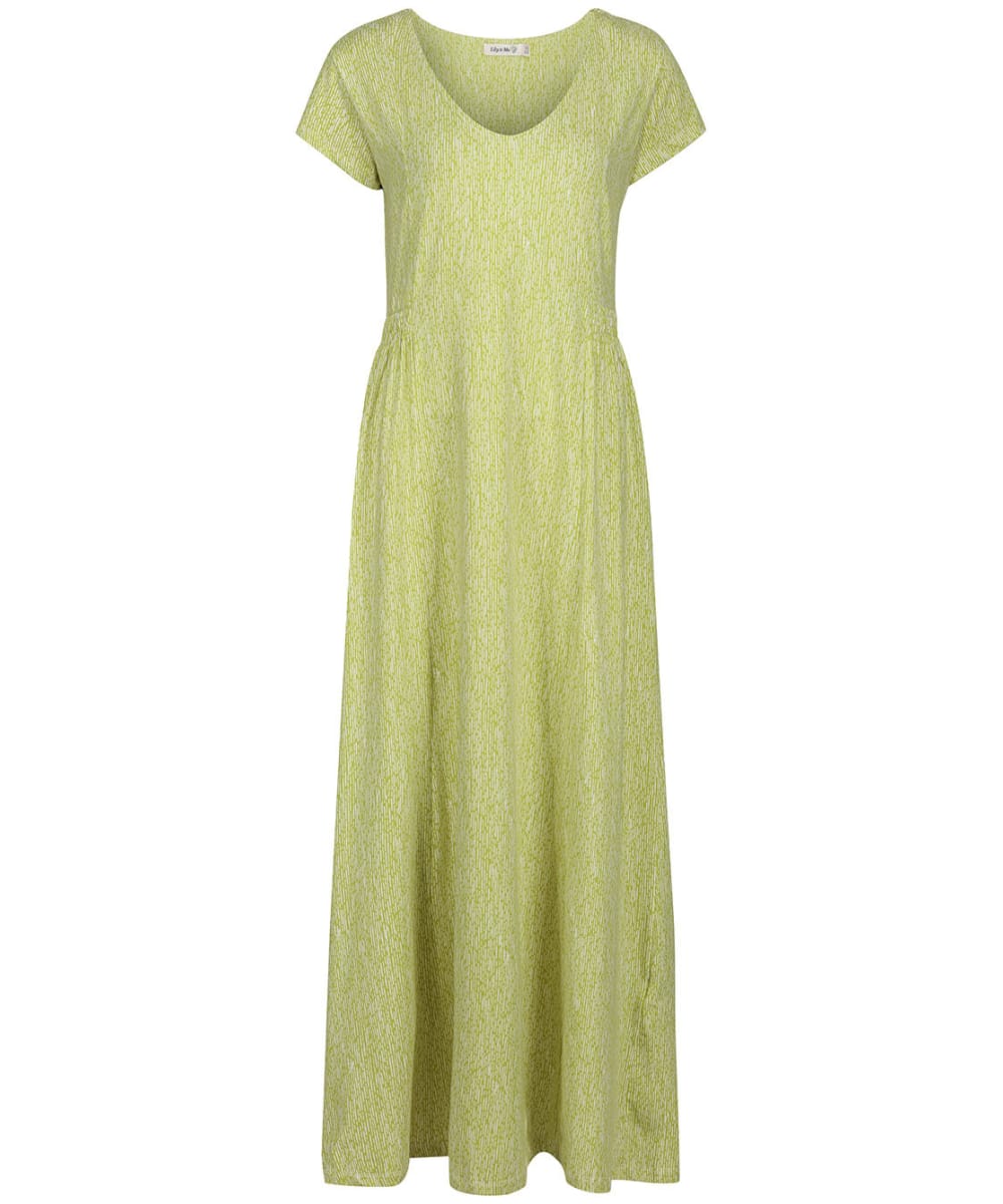 View Womens Lily and Me Penelope Maxi Dress Lime UK 14 information