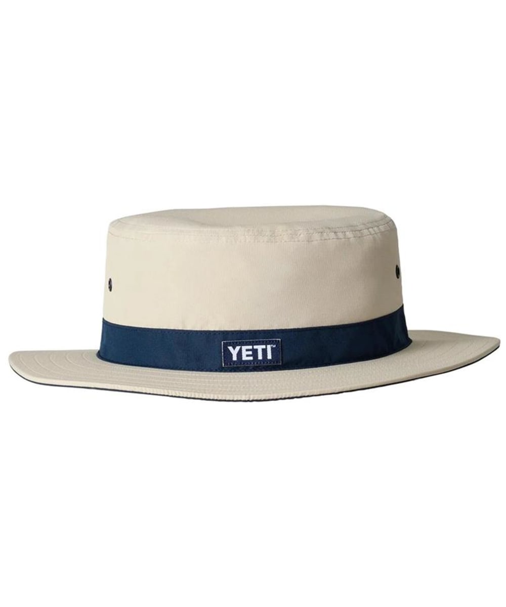 View YETI Lightweight Wide Rimmed Boonie Hat Tan Navy LXL 61cm information