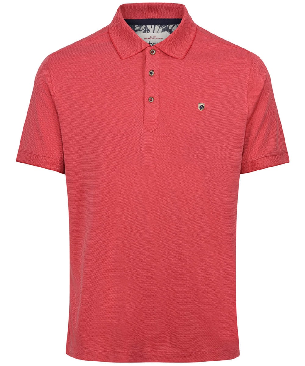 View Mens Dubarry Ormsby Short Sleeve Polo Shirt Red UK M information