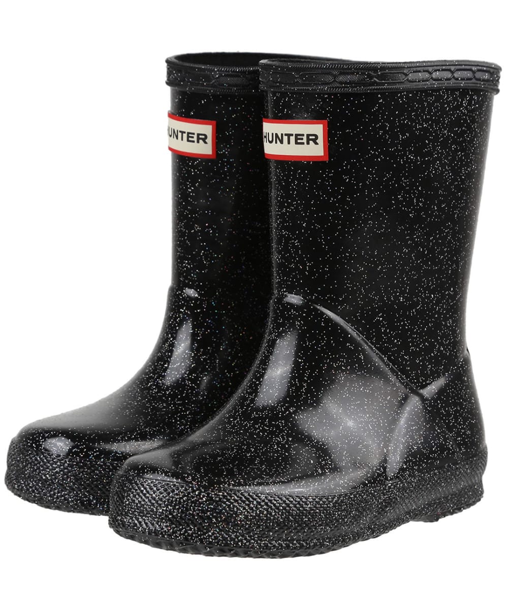 View Kids Hunter First Classic Starcloud Wellington Boots Black Multi UK 11 information