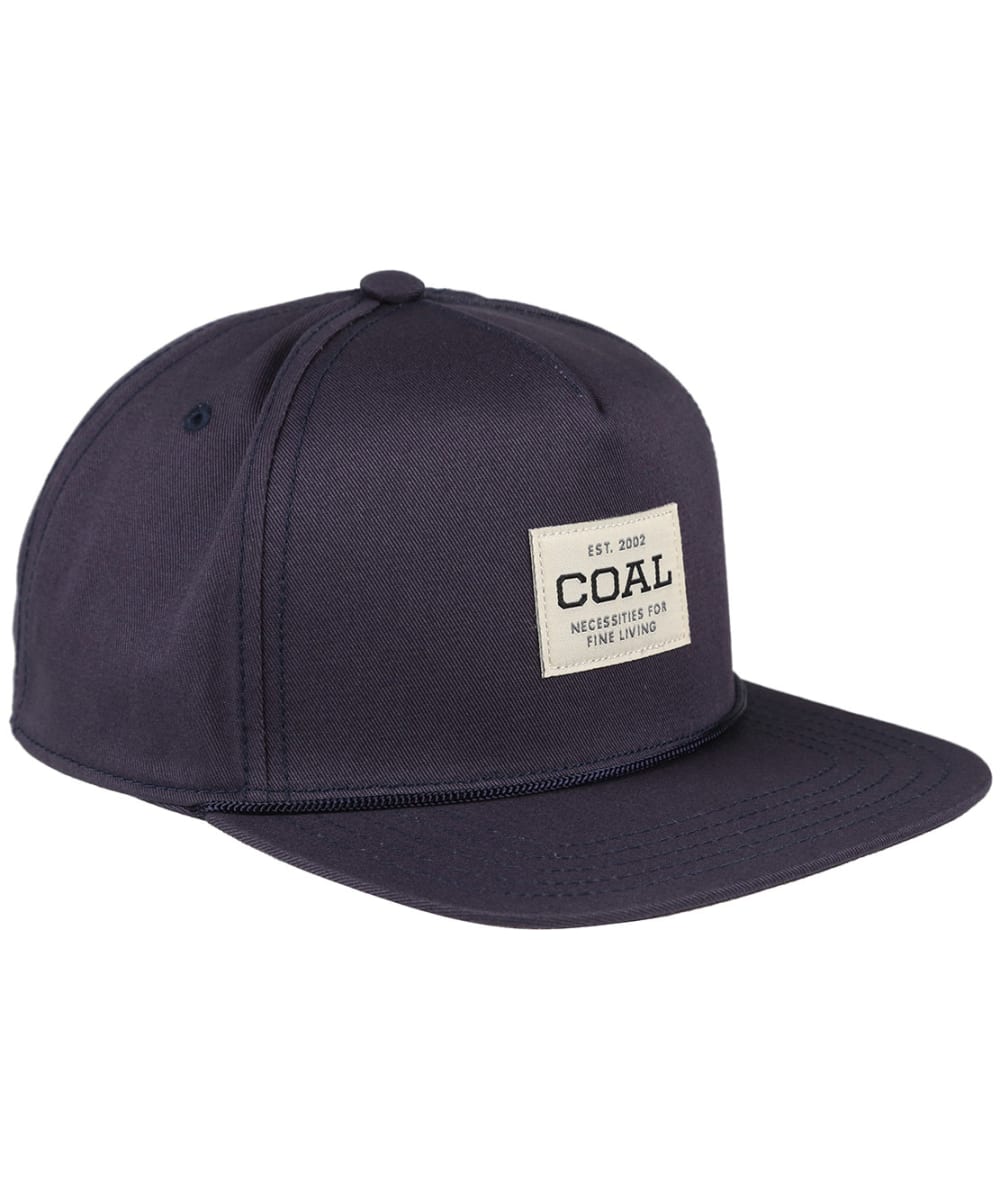 View Coal The Uniform Lightweight Cotton Flat Brim Cap Navy One size information