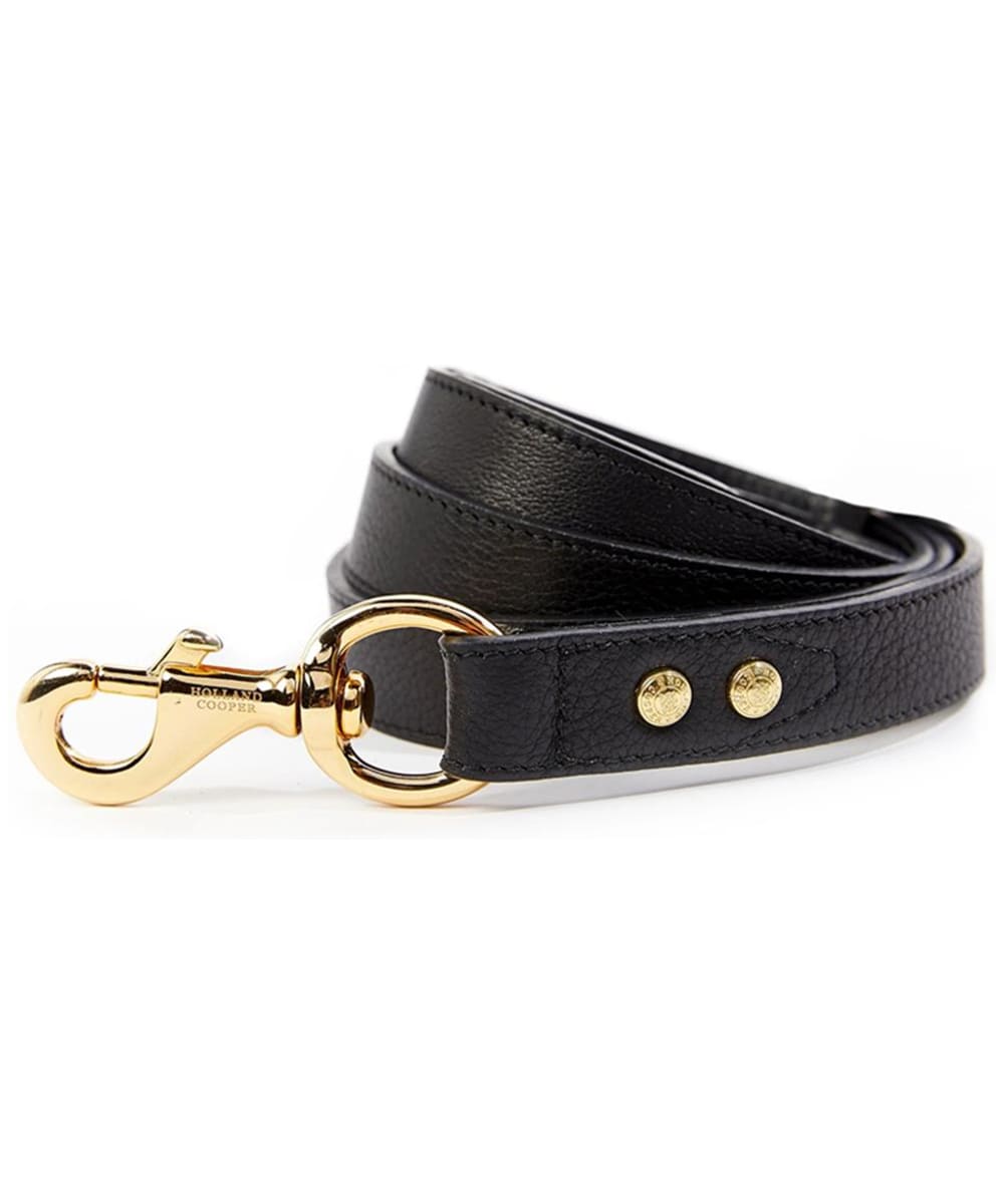 View Holland Cooper Classic Leather Dog Lead Black One size information