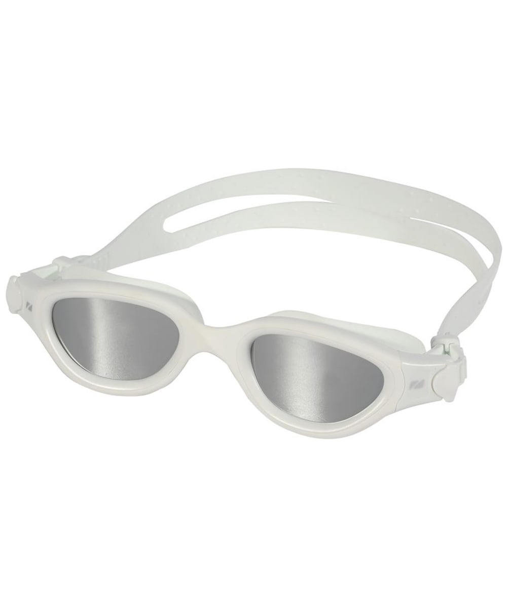 View Zone3 VenatorX Swim Goggles Polarized Revo Pink Lens White Silver One size information