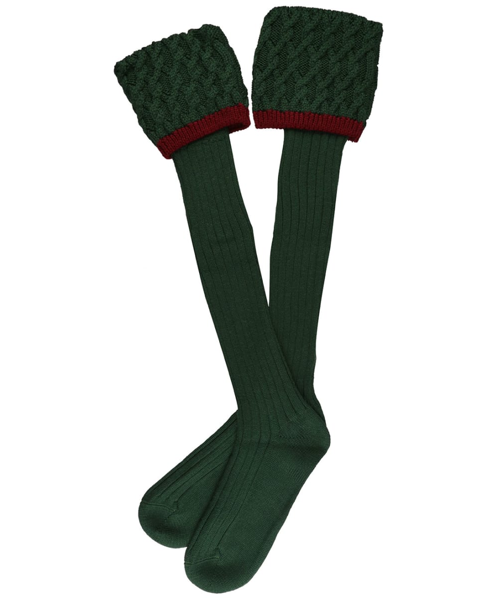 View Mens Schoffel Lattice Merino Wool Blend Socks Evergreen L 105125 UK information