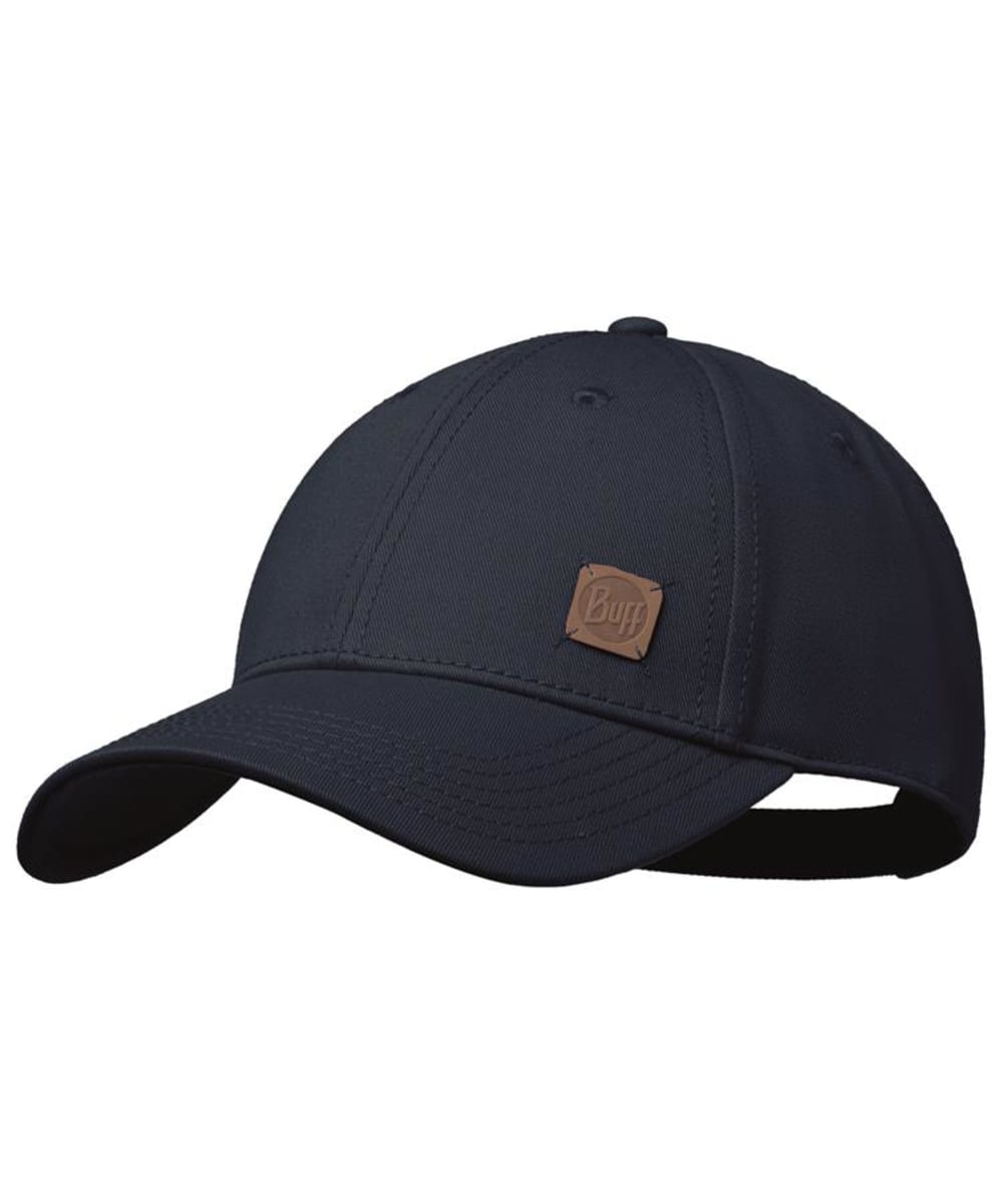 View Buff Solid Colour Organic Cotton Baseball Cap UPF 50 Navy One size information