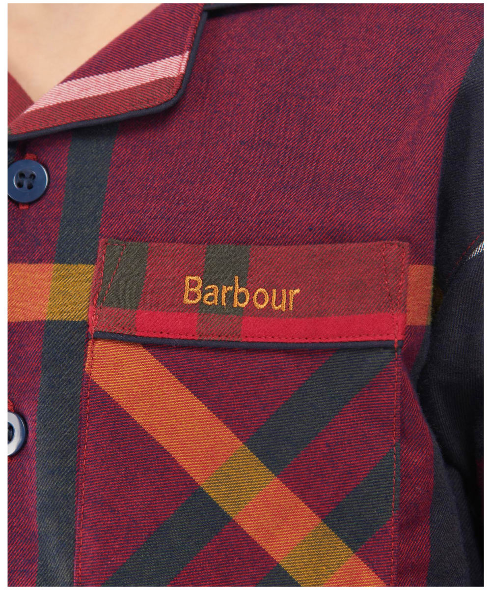 Barbour wool clearance jacket kids red