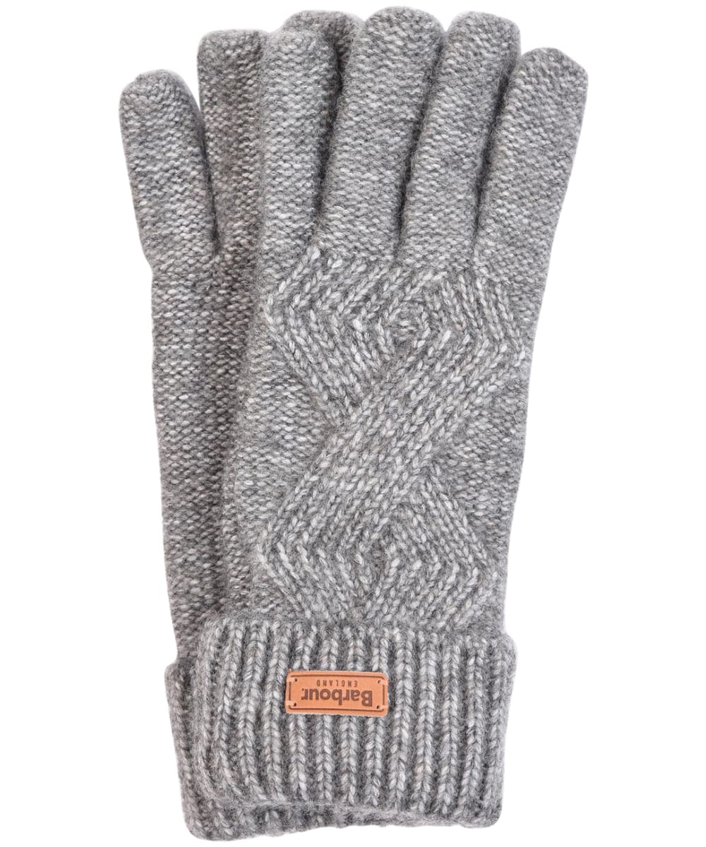 View Womens Barbour Montrose Knitted Gloves Charcoal LXL information