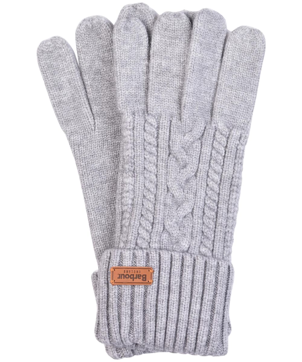 View Womens Barbour Alnwick Knitted Gloves Grey LXL information