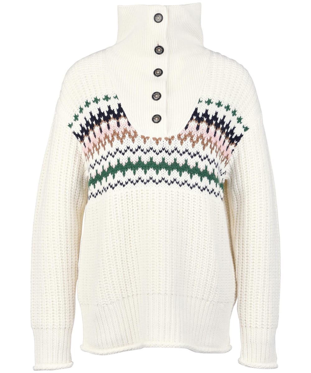 View Womens Barbour Greenwell Knit Cream UK 14 information