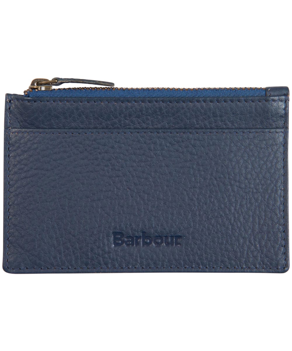 View Womens Barbour Avalon Leather Card Holder Navy One size information