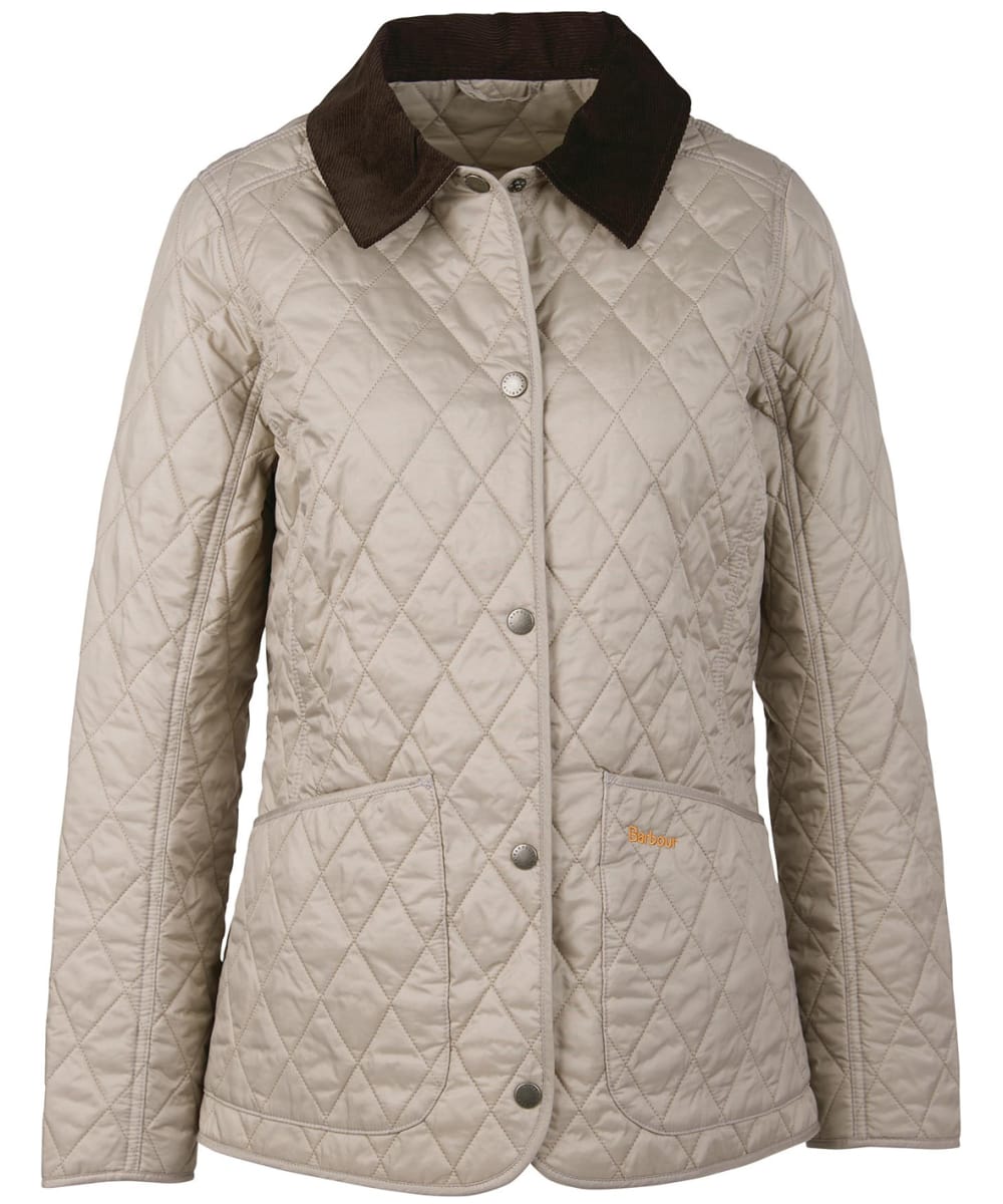 View Womens Barbour Annandale Quilted Jacket Doeskin UK 18 information