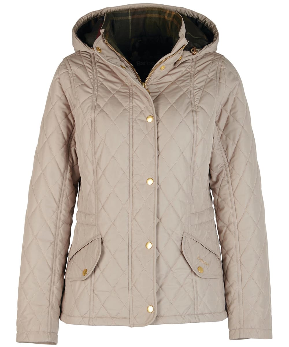 View Womens Barbour Millfire Quilted Jacket Light Trench Classic UK 18 information