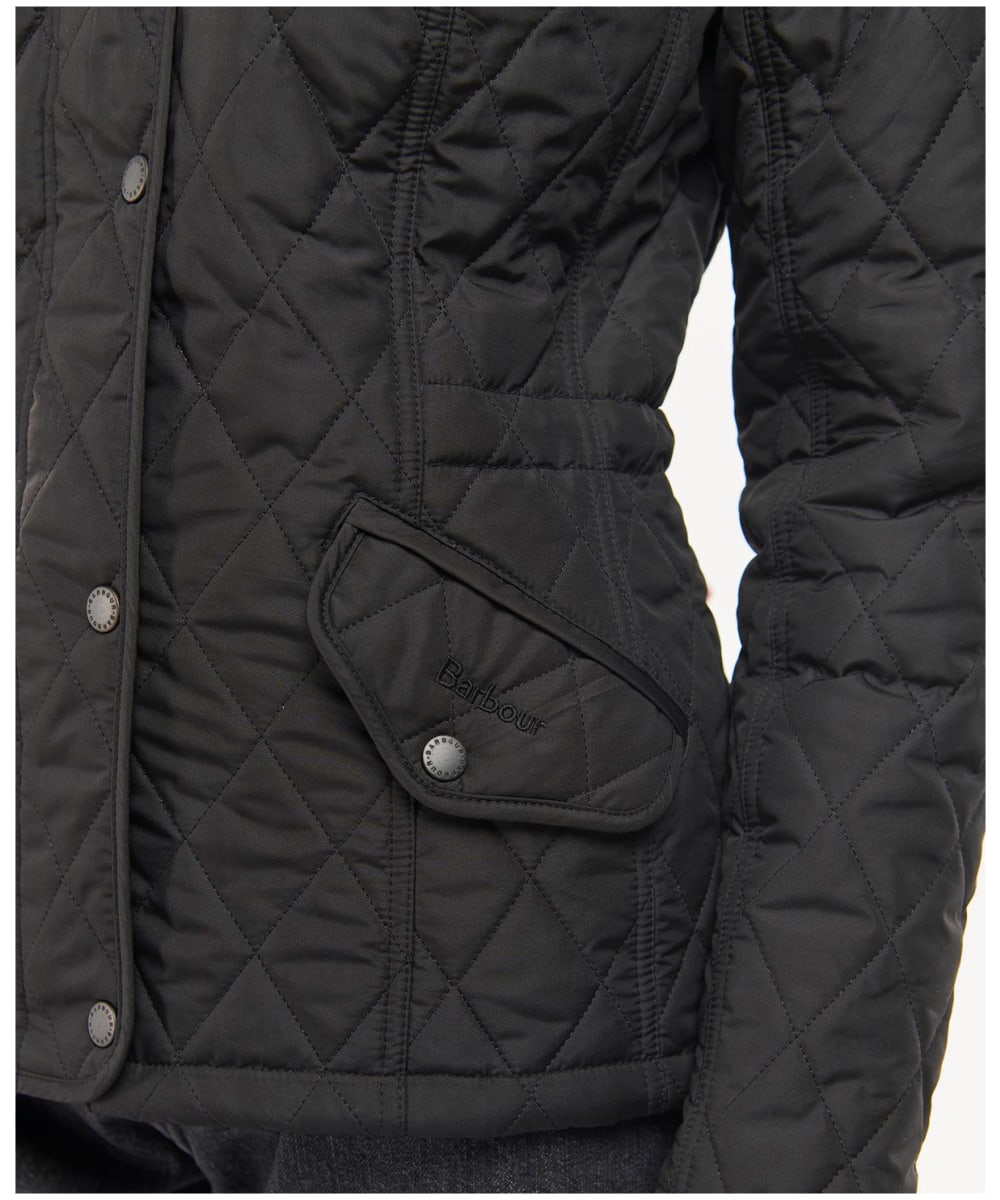 Barbour millfire on sale diamond quilted jacket