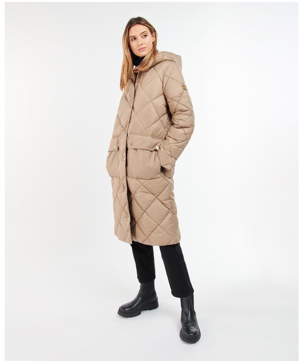 Barbour discount longline coat