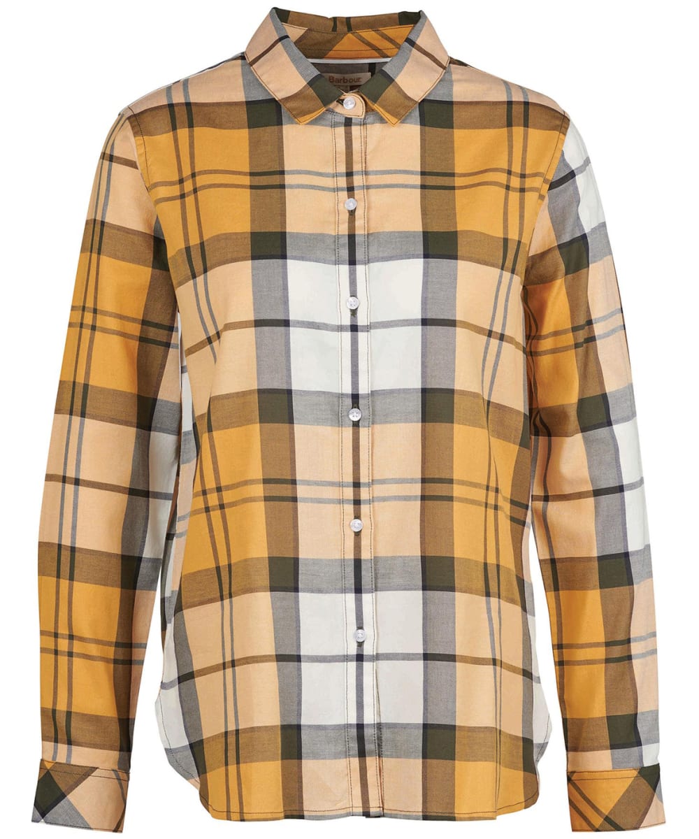 View Womens Barbour Moorland Shirt Spruce Yellow Check UK 12 information