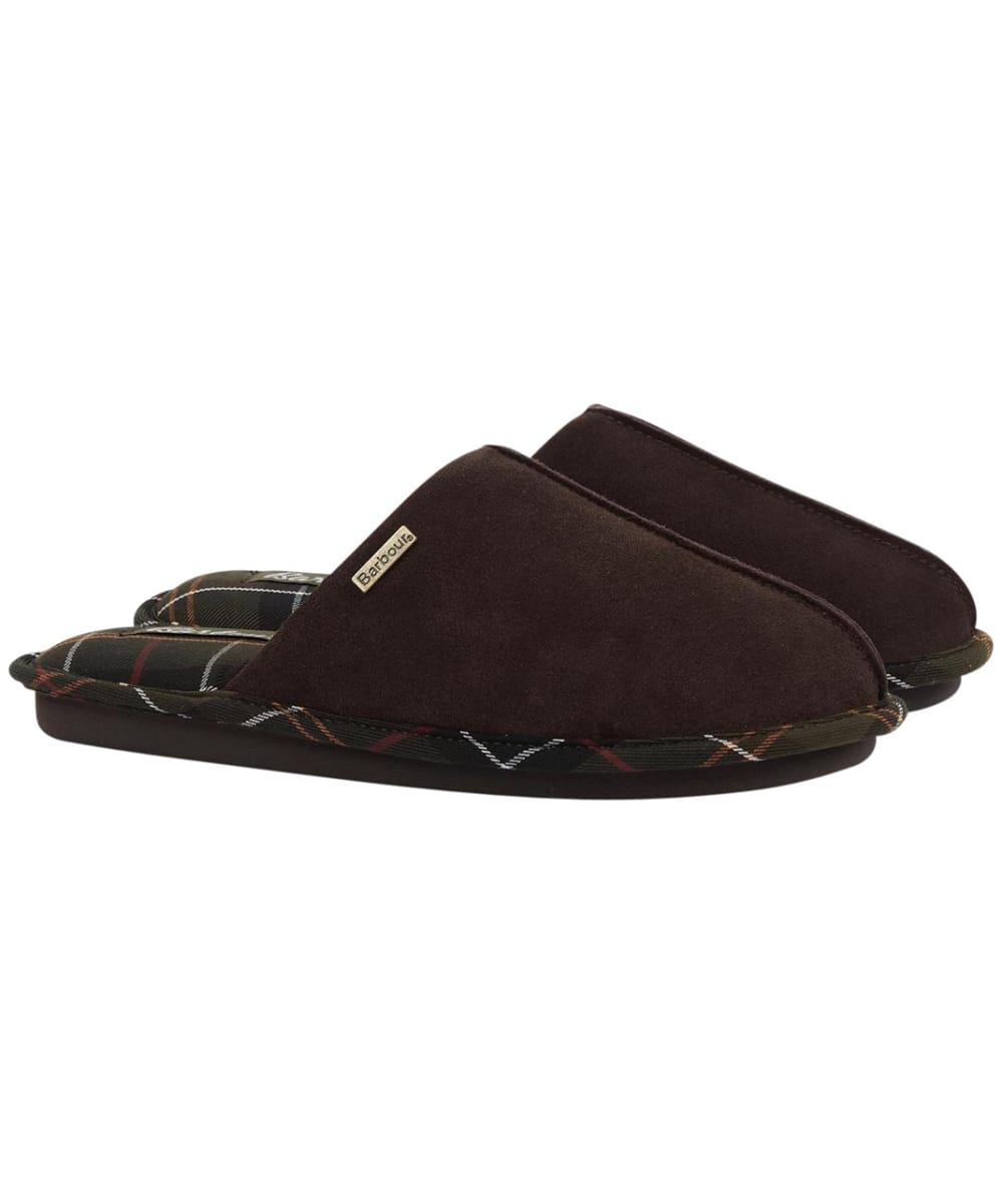View Womens Barbour Simone Slippers Choco Classic UK 3 information