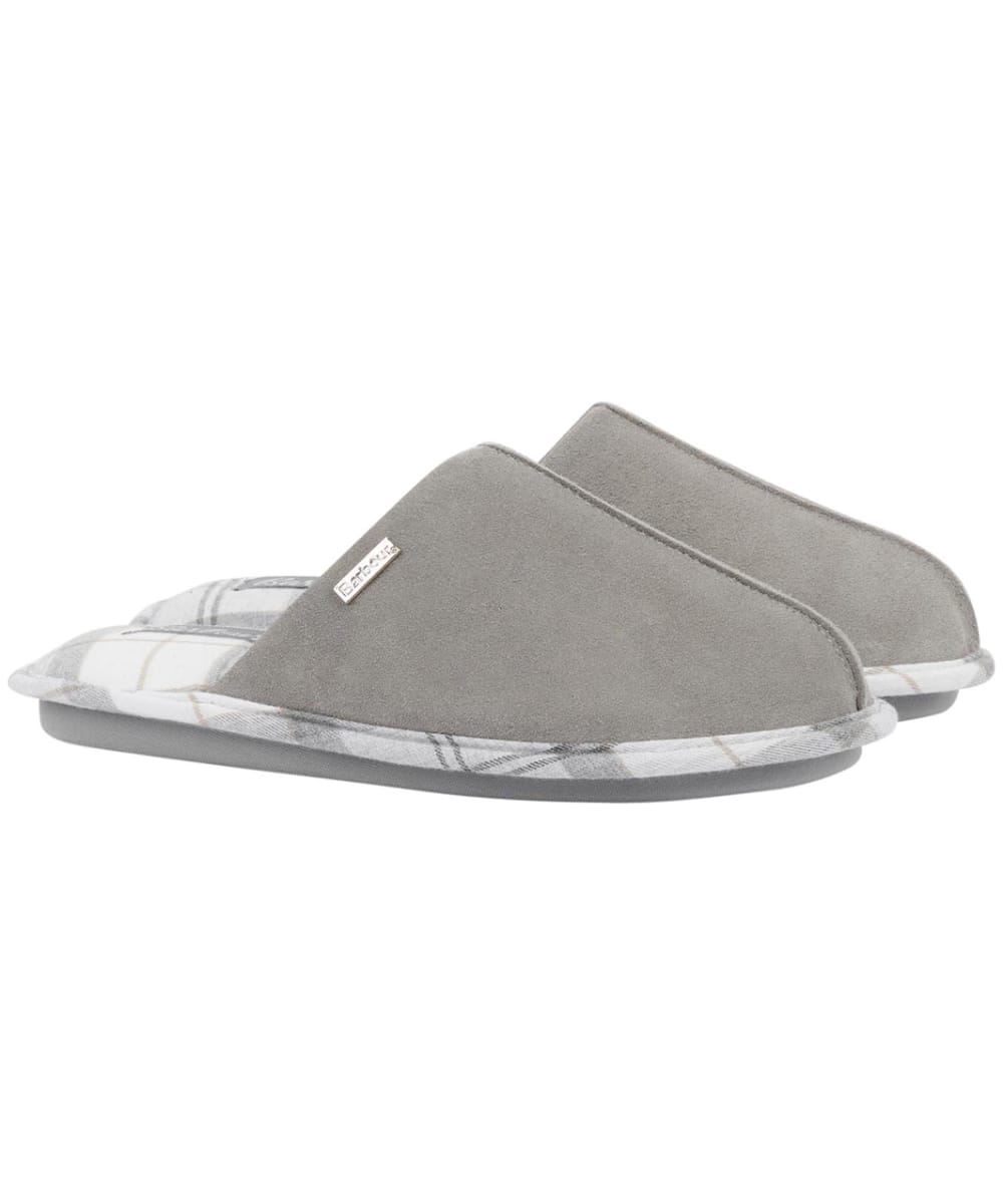View Womens Barbour Simone Slippers Grey Suede White UK 5 information