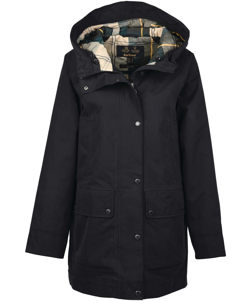 View Womens Barbour Winter Beadnell Waterproof Jacket Black Ancient UK 14 information