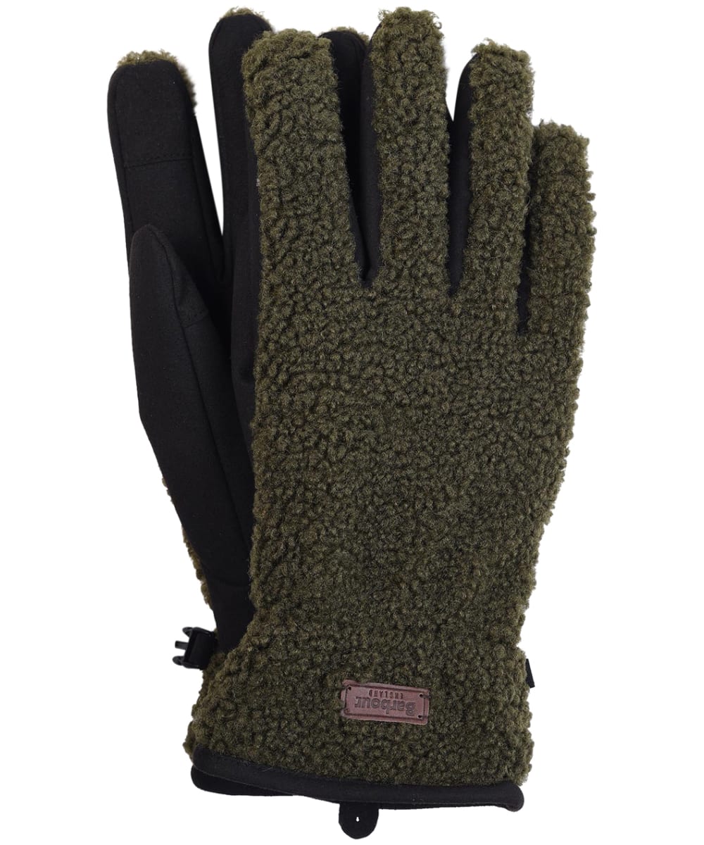 View Mens Barbour Eskdale Fleece Gloves Olive XL information