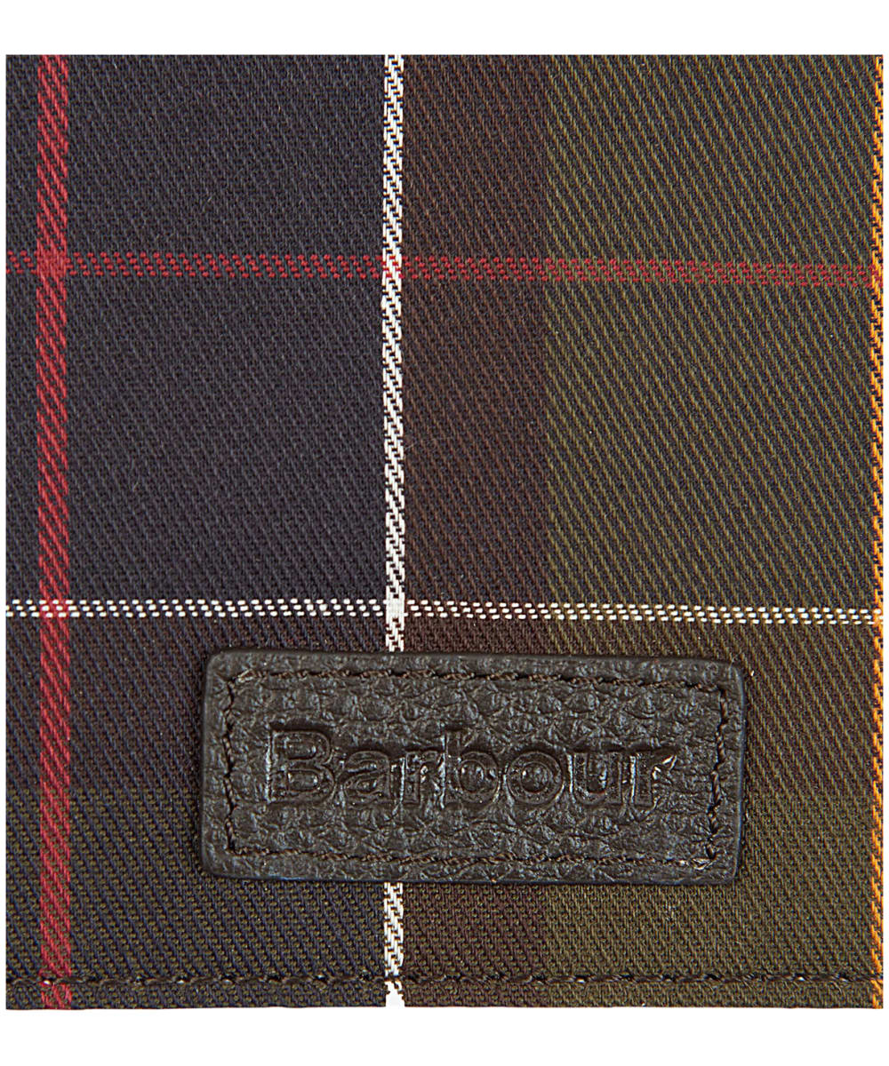 Barbour tartan wallet store