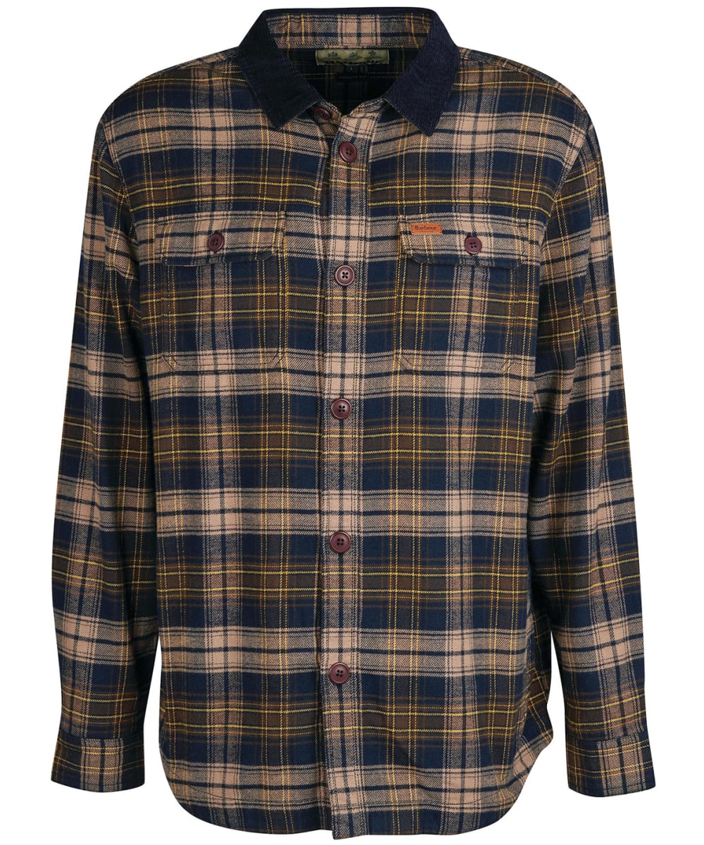 View Mens Barbour Ambleside Overshirt Navy UK S information