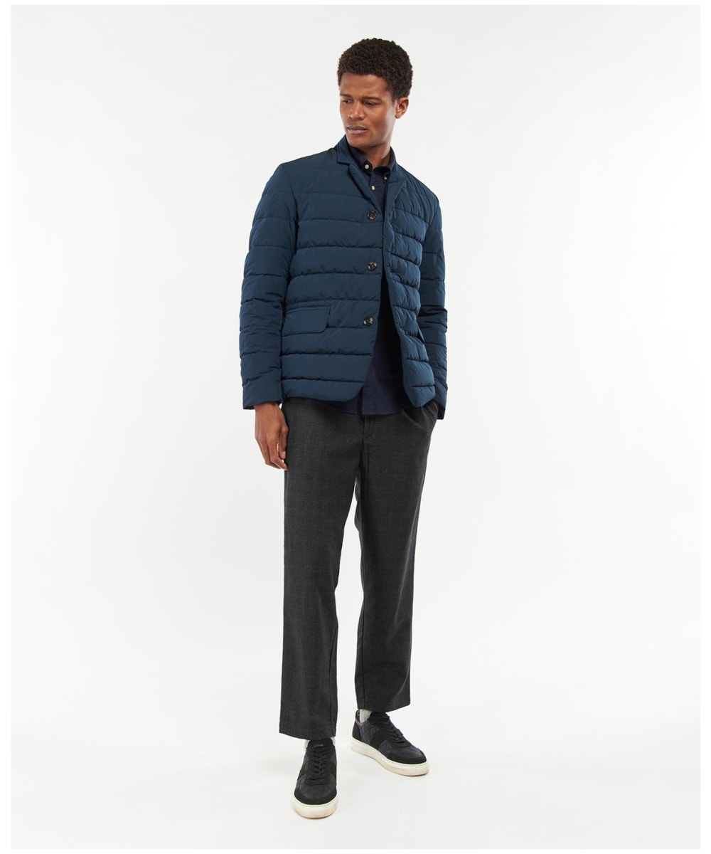 Barbour baffle quilted cheap jacket mens