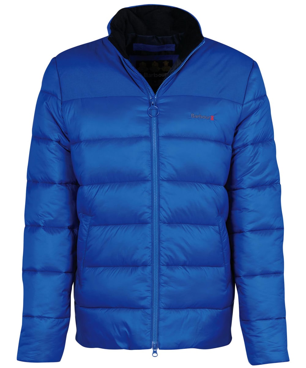 View Mens Barbour Drift Quilted Jacket Bright Blue UK M information