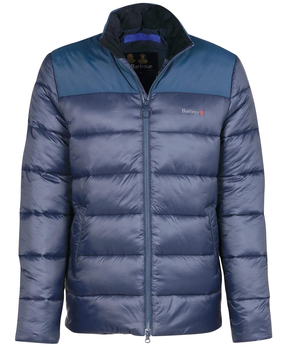 View Mens Barbour Drift Quilted Jacket Navy UK M information