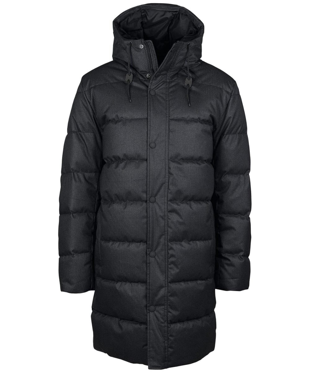 View Mens Barbour Hoxley Quilted Jacket Charcoal Check UK S information